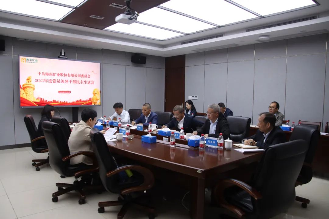 海南礦業(yè)黨委召開(kāi)2024年度民主生活會(huì)